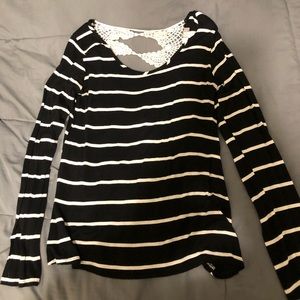 Long sleeve striped shirt
